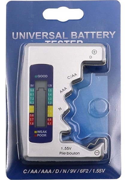 C/D/N/AA/AAA/9V Piller Kapasite Dedektörü Için LCD Dijital Pil Test Cihazı (Yurt Dışından) modelleri