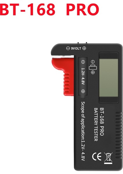 [sıcak] BT-168 Pro BT-168D BT-168 Dijital Pil Test Cihazı LCD Ekran Cdn Aa Aaa 9V 1.5V Düğme Pil Kapasitesi Kontrol Dedektörü (Yurt Dışından)