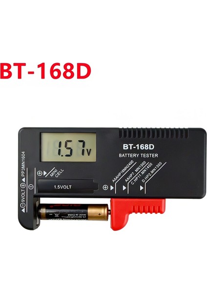[sıcak] BT-168 Pro BT-168D BT-168 Dijital Pil Test Cihazı LCD Ekran Cdn Aa Aaa 9V 1.5V Düğme Pil Kapasitesi Kontrol Dedektörü (Yurt Dışından)