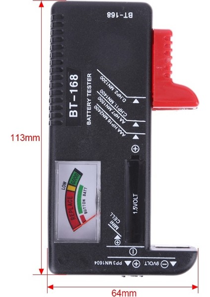 Elektronik Dijital Lityum Pil Kapasitesi Test Cihazı Kontrol Aaa Aa Düğme Hücresi Evrensel Test Aracı (Yurt Dışından)