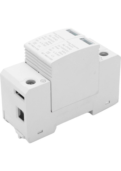 Parafudr Cihazı, 2p 1000V Pc Kabuk Kılavuz Ray Kurulumu Iyi Iletkenlik 20 Ila 40KA Hastane Için Yıldırım Aşırı Gerilim Koruyucu (Yurt Dışından) fırsatları