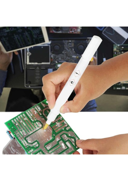 13 cm Lehimleme Rosin Akı Kalemi Güneş Pili Paneli Için Düşük Katı Olmayan Temiz Lehim Zg (Yurt Dışından)