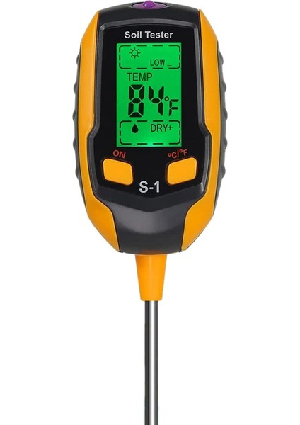 Toprak Ph Ölçer, 4'ü 1 Arada Toprak Test Cihazı Nemi, Ph/sıcaklık/ışıklı Dijital Bitki Nem Ölçer, Toprak Nemi Ölçer (Yurt Dışından) modelleri