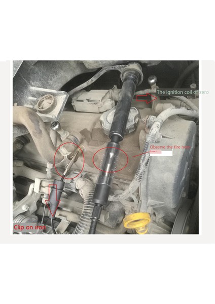 Araba Yüksek Gerilim Paket Dedektörü Buji Test Cihazı Ateşleme Sistemi Motor Otomatik Teşhis Aracı (Yurt Dışından)