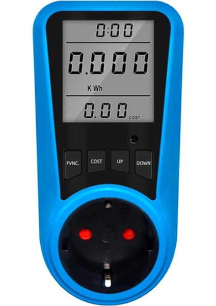 Soket Dijital Akım Ölçer Voltmetre Ac Güç Ölçer Zaman Watt Güç Enerji Test Cihazı Wattmetre - Ab Tak (Yurt Dışından)