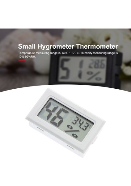 Gömülü Taşınabilir Termometre Higrometre Kablosuz Elektronik Dijital (Yurt Dışından)