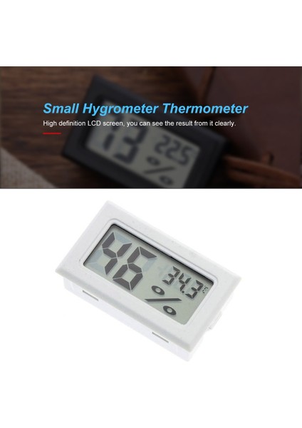 Gömülü Taşınabilir Termometre Higrometre Kablosuz Elektronik Dijital (Yurt Dışından)