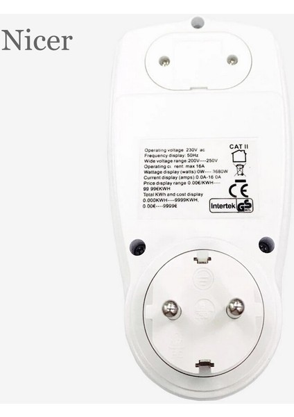 2200W Dijital LCD Wer Metre Wattmetre Soket Watt Kwh Watt-Saat Metre Ölçüm Soketi Wer Analizörü Grafik ile (Yurt Dışından)