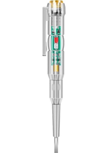 Temassız Akıllı Gerilim Test Cihazı Kalem Indüksiyon Test Cihazı Kalem Voltmetre Devre Test Cihazı Elektrikli Tornavida Gösterge Aracı (Yurt Dışından)