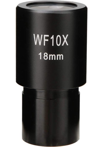 10X Mikroskop Mercek Geniş Açı Optik Lensler Adaptör Alanı 18MM Profesyonel Oküler Lens Standart (Yurt Dışından)