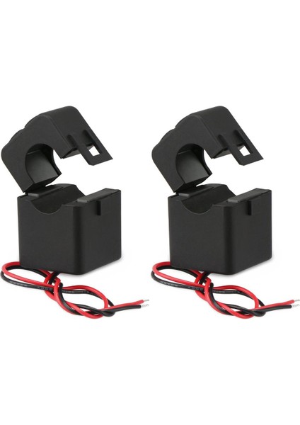 Ncanruı 2x Akım Trafosu, 100A 100MA Ac Akım Sensörü, Bölünmüş Çekirdek Amp Trafo Algılama Rölesi (Yurt Dışından)