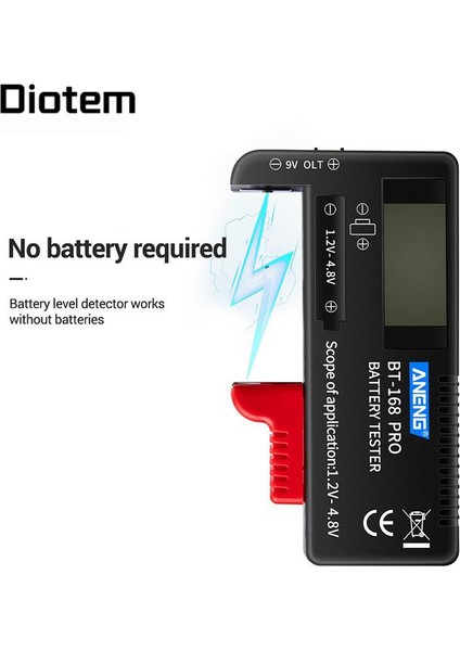 Aneng Digital 168 Pro Ekran Pil Kapasitesi Test Cihazı Enstrüman Ölçümü (Yurt Dışından) indirimleri