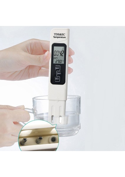 3'ü 1 Arada Su Kalitesi Testi Digitale Ph Ölçer 0.00-14.0 Ph Test Cihazı Ölçer Termometre 0-9999 US/CM0-9999 Ppm 0.1- 80.0 Bahçe Suyu Monito (Yurt Dışından) fırsatları