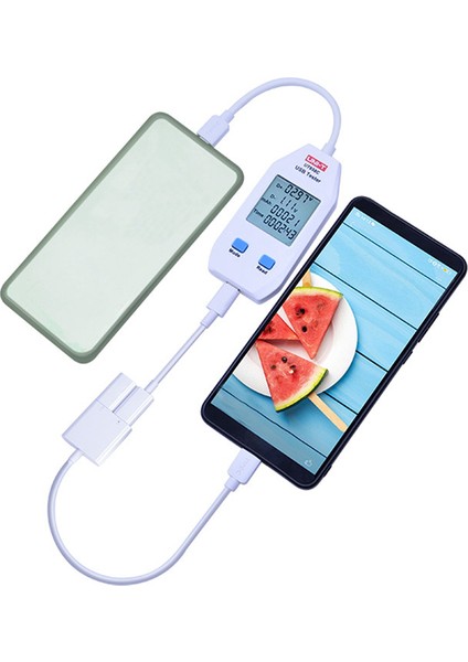 Unı-T UT658C Veri Depolamalı Dijital LCD Gerilim Akım Şarj Cihazı Güç Kapasitesi Ölçer (Yurt Dışından)