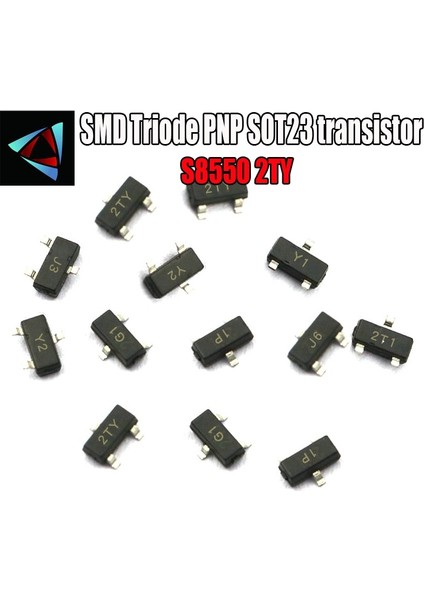100 Adet S8550 2ty Sot-23 Pnp -25V/500MA Sot Smd Cr Npn Smd Sur Montaj Smd Triyot Pnp SOT23 Transistör (Yurt Dışından) fiyatları