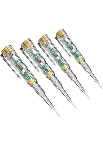 4pc Akıllı Indüksiyon Güç Gerilim Dedektörü Kalem 24-250V Devre Test Cihazı Elektrik Tornavida Göstergesi Elektrikçi (Yurt Dışından)