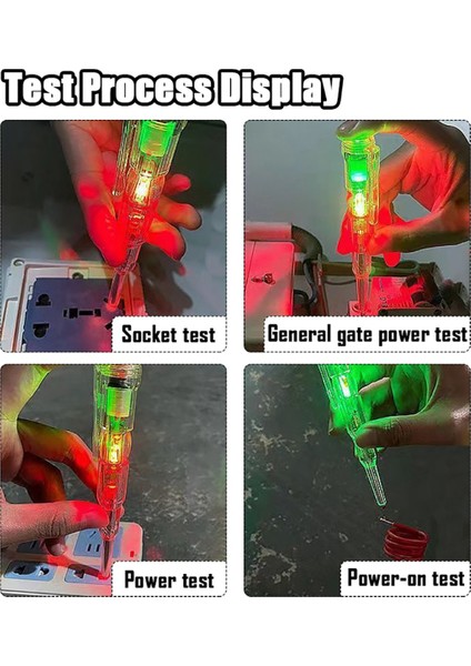 4pc Akıllı Indüksiyon Güç Gerilim Dedektörü Kalem 24-250V Devre Test Cihazı Elektrik Tornavida Göstergesi Elektrikçi (Yurt Dışından) modelleri