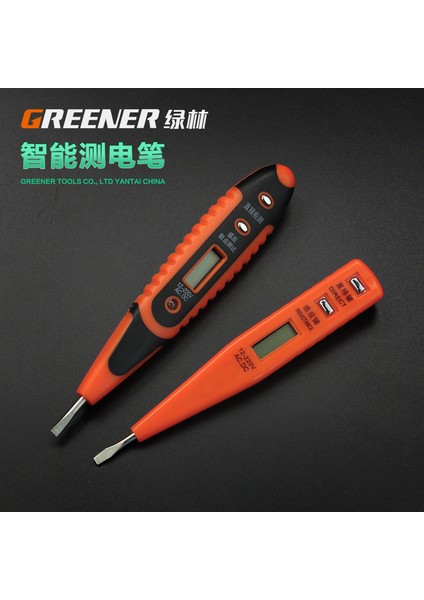 Yeşil Orman Dijital Ekran Test Kalemi Çok Fonksiyonlu Test Elektrikli Indüksiyon Ev Hattı Algılama Yüksek Hassasiyetli Elektrikli Test Kalemi Elektrikçi Özel (Yurt Dışından) modelleri