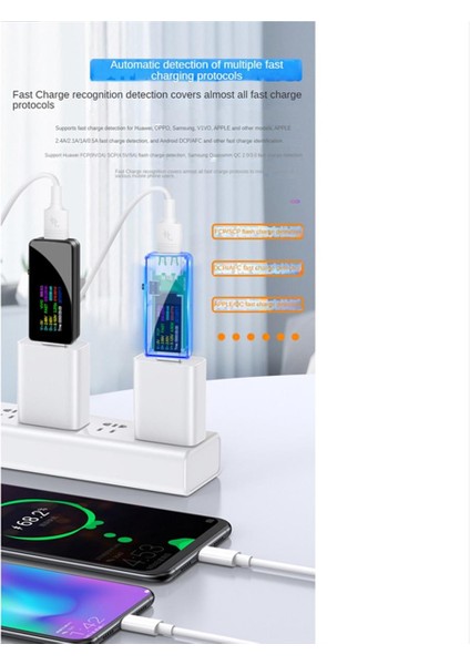 USB Test Cihazı Dc Dijital Voltmetre Gerilim Akım Volt Ampermetre Dedektörü Şarj Göstergesi Metre Siyah (Yurt Dışından)