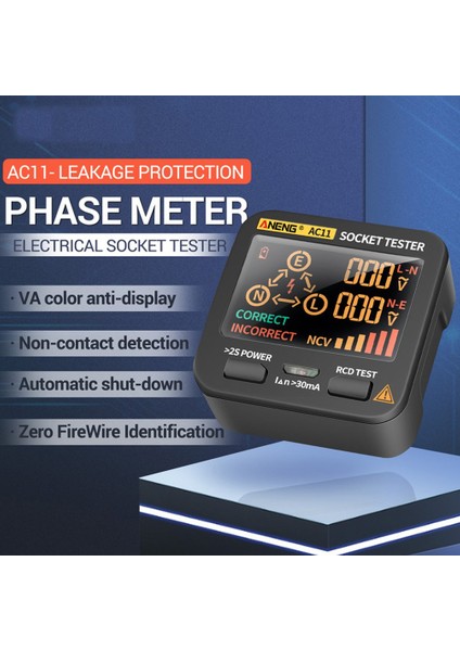 Ma AC11 Soket Test Cihazı Pro Gerilim Testi Soket Dedektörü Ingiltere Ab Fiş Topraklama (Yurt Dışından) modelleri