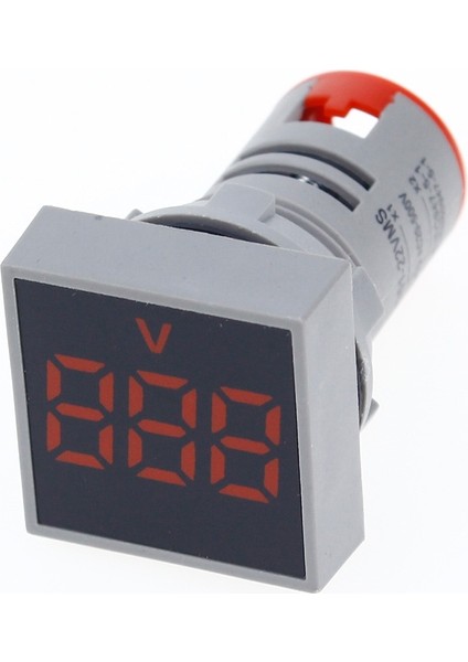 【ayak Izi】 22MM Ac 60-500V Voltmetre Kare Panel LED Dijital Gerilim Ölçer Gösterge Işığı (Yurt Dışından) fırsatları