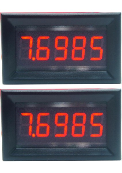 2x Dijital 0.56 Inç LED Ekran 5 Bit Dc 0-33.000 V Voltmetre Gerilim Ölçer Test Cihazı (Yurt Dışından)
