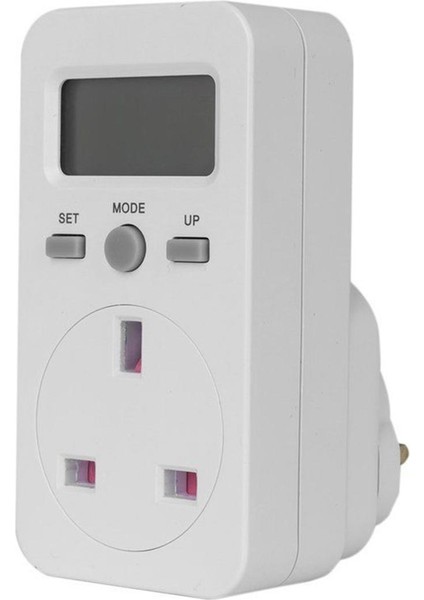 Dijital Güç Ölçer Soketi-1*güç Ölçer-Beyaz (Yurt Dışından)