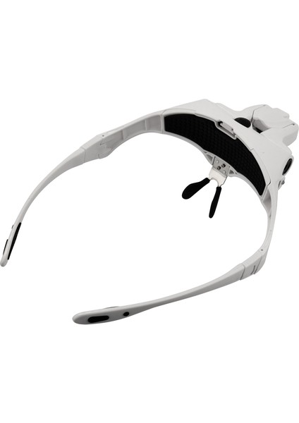 Ncanruı Eller Serbest Kafa Bandı Büyüteç, USB Şarj Kafa Büyüteç LED Işık Takı Zanaat Izle Hobi 5 Lensler 1.0x 1.5x 2.0x 2.5x 3.5x (Yurt Dışından)