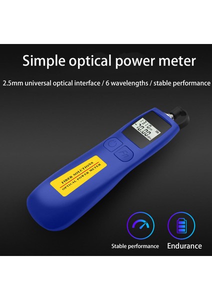 Fiber Optik Ölçer-1 * Optik Güç Ölçer-Mavi (Yurt Dışından)