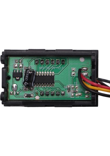 Dc 0-99.9V 3 Telli LED Dijital Ekran Paneli Volt Metre Gerilim Voltmetre Araba Motoru - Yeşil (Yurt Dışından)