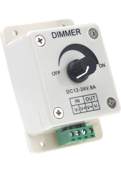 Dc 12V-24V LED Dimmer Kontrol Cihazı 5050 3528 LED Şerit Için Tek Rengi Ayarlayın (Yurt Dışından)