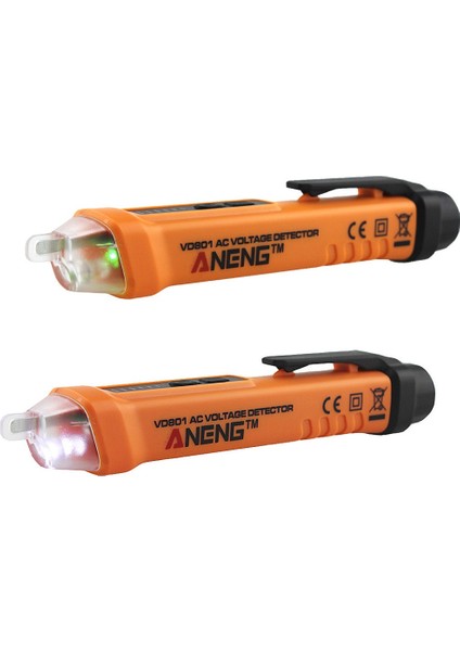 Ac 12V -1000V Çok Fonksiyonlu Gerilim Dedektörü Test Kalemi VD801 Elektrik Test Cihazı (Yurt Dışından)