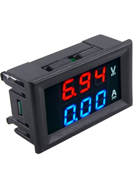 Dijital Gerilim Ölçer DC100V 10A Voltmetre Ampermetre ve 3s 40A 18650 Li-Ion Lityum Şarj Koruma Levhası (Yurt Dışından)