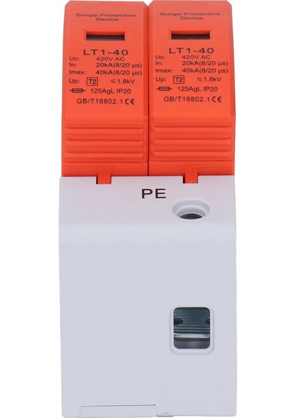 Aşırı Gerilim Koruyucu Cihaz, 36MM Ray Montajı Ticari Bina Için 2p Ac Aşırı Gerilim Koruyucu (Yurt Dışından)