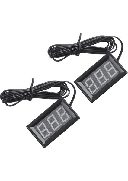 2x Dc 5 - 12 V - 50 - 110 Derece C Dijital Termometre Termometre Buzdolabı Sıcaklık Dedektörü Problu Mavi (Yurt Dışından) modelleri