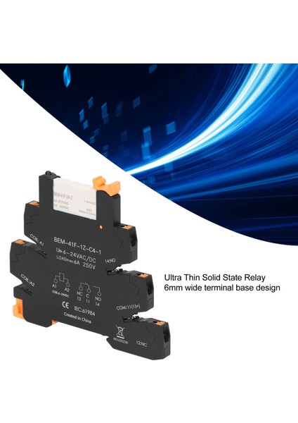 Dc Kontrol Ac Rölesi, Uygulama Için 6-24V Giriş 6A Katı Hal Rölesi (Yurt Dışından)