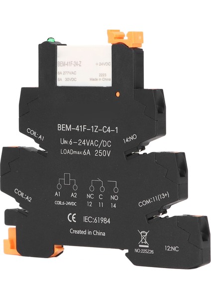 Dc Kontrol Ac Rölesi, Uygulama Için 6-24V Giriş 6A Katı Hal Rölesi (Yurt Dışından) fırsatları