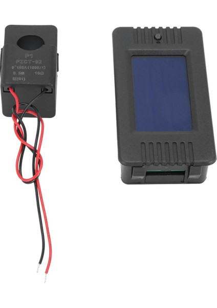 Nanlıy-Yeni 6ın1 220V 100A Tek Fazlı Dijital Panel Ampermetre Volt Watt Kwh Faktör Metre Split Ct ile (Yurt Dışından)