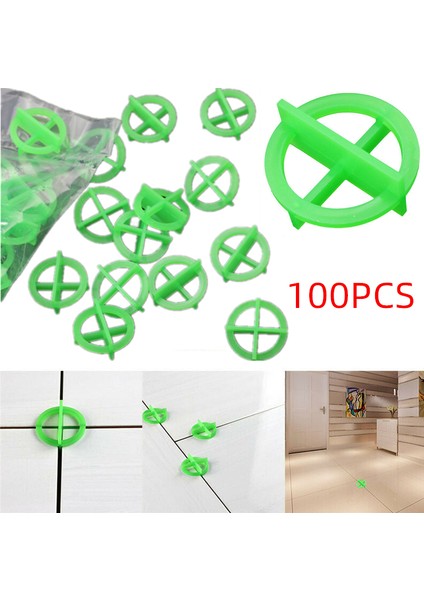[bestgo]1.5/2/3mm 100 Adet Çapraz Kiremit Tesviye Geri Dönüştürülebilir Plastik Kiremit Tesviye Sistemi Taban Ara Parçası (Yurt Dışından)