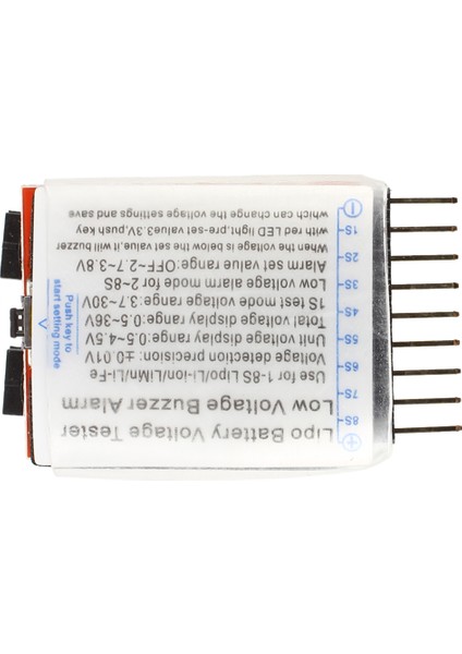 1-8s Lipo Limn Test Cihazı Alçak Gerilim Buzzer Alarmı (Yurt Dışından) indirimleri