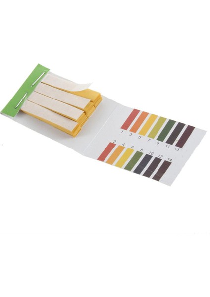 80 Şerit Tam Ph 1-14 Test Göstergesi Turnusol Kağıdı Su Kirliliği Test Kiti (Yurt Dışından)