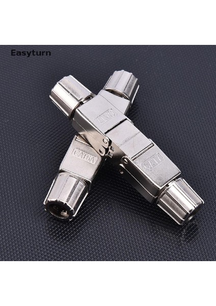 Easyturn CAT6A/7 Kablo Uzatma Bağlantı Adaptörü Bağlantı Kutusu RJ45 Lan Kablo Konnektörü Et (Yurt Dışından)