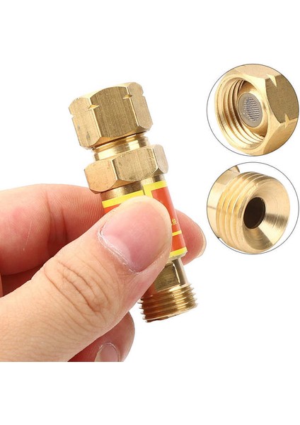 Flashback Valfi 2 Adet Gaz Kaynak Araçları Bakır Dayanıklı Hafif Elektrikçi, Binayı Kesmek Için Geri Dönüşleri Önlemek Için (Yurt Dışından) fiyatları