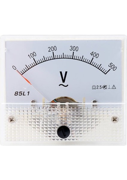 Foot Koltuk 1 Adet 85L1 Pointer Ac Voltmetre Sınıfı 2.5 Analog Gerilim Voltmetre Panel Metre (Yurt Dışından)