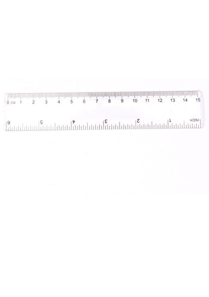 15CM/20CM/30CM Plastik Cetvel Reklam Cetveli Şeffaf Öğrenci Cetveli (Yurt Dışından)
