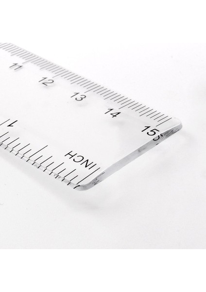 15CM/20CM/30CM Plastik Cetvel Reklam Cetveli Şeffaf Öğrenci Cetveli (Yurt Dışından)