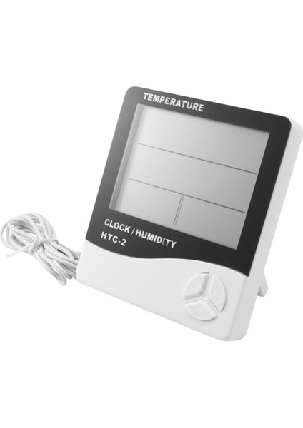 Nxfdsıoz Kapalı Dijital Termometre Ev Higrometre, Doğru Dış Mekan Mini Sıcaklık Monitörü, Çalar Saatli Oda Için Nem Ölçer Göstergesi Termometre (Yurt Dışından)