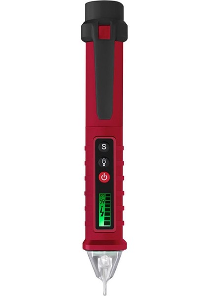 Fiki Aneng VC1010 Değişken Hassasiyetli Temassız Ac Gerilim Test Cihazı 12V-1000V Çift Aralıklı Elektrik Test Cihazı Kalem LCD Ekran Bip Sesi Yanıp Sönen Taşınabilir Gerilim Dedektörü Flas (Yurt Dışından)
