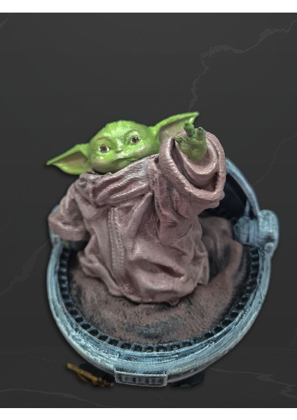 3D Starwars Grogou Figür / Star Wars The Child Baby Yoda /character Figür /BIBLO/14CM