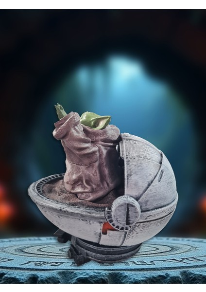 3D Starwars Grogou Figür / Star Wars The Child Baby Yoda /character Figür /BIBLO/14CM